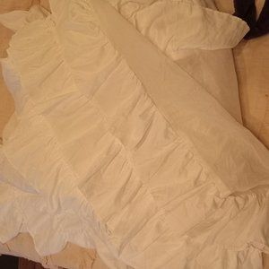 3-teir Ruffle Bed Skirt- King
